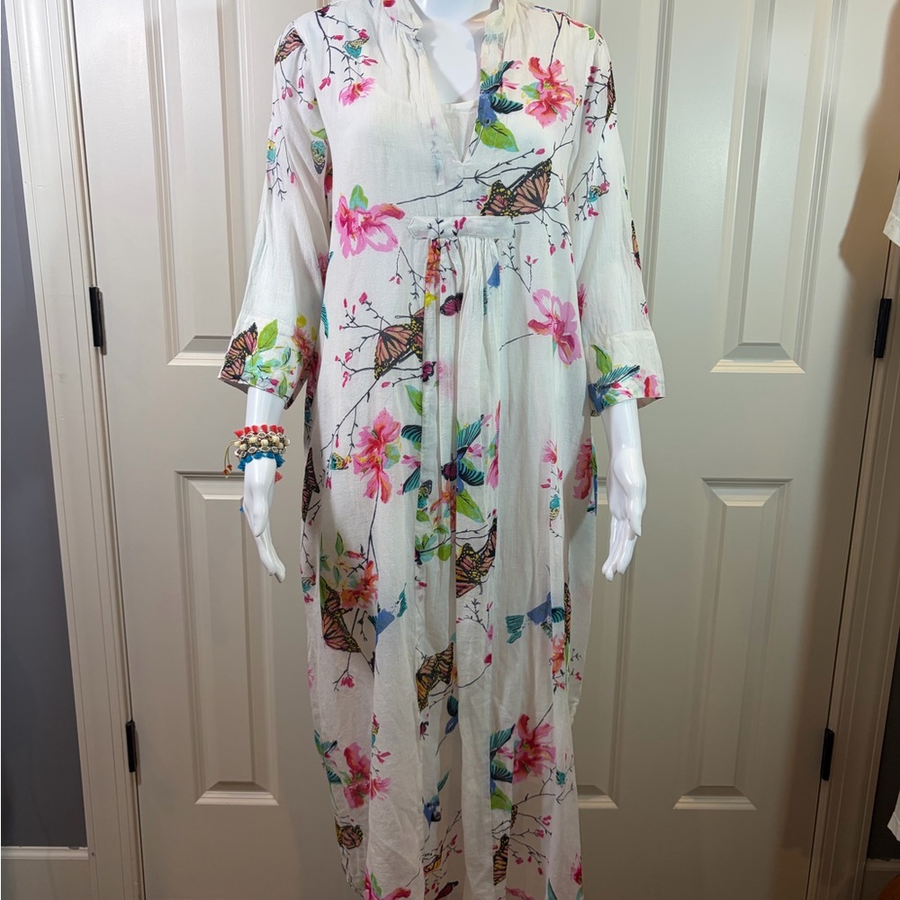 La Cera Floral Butterfly Dress